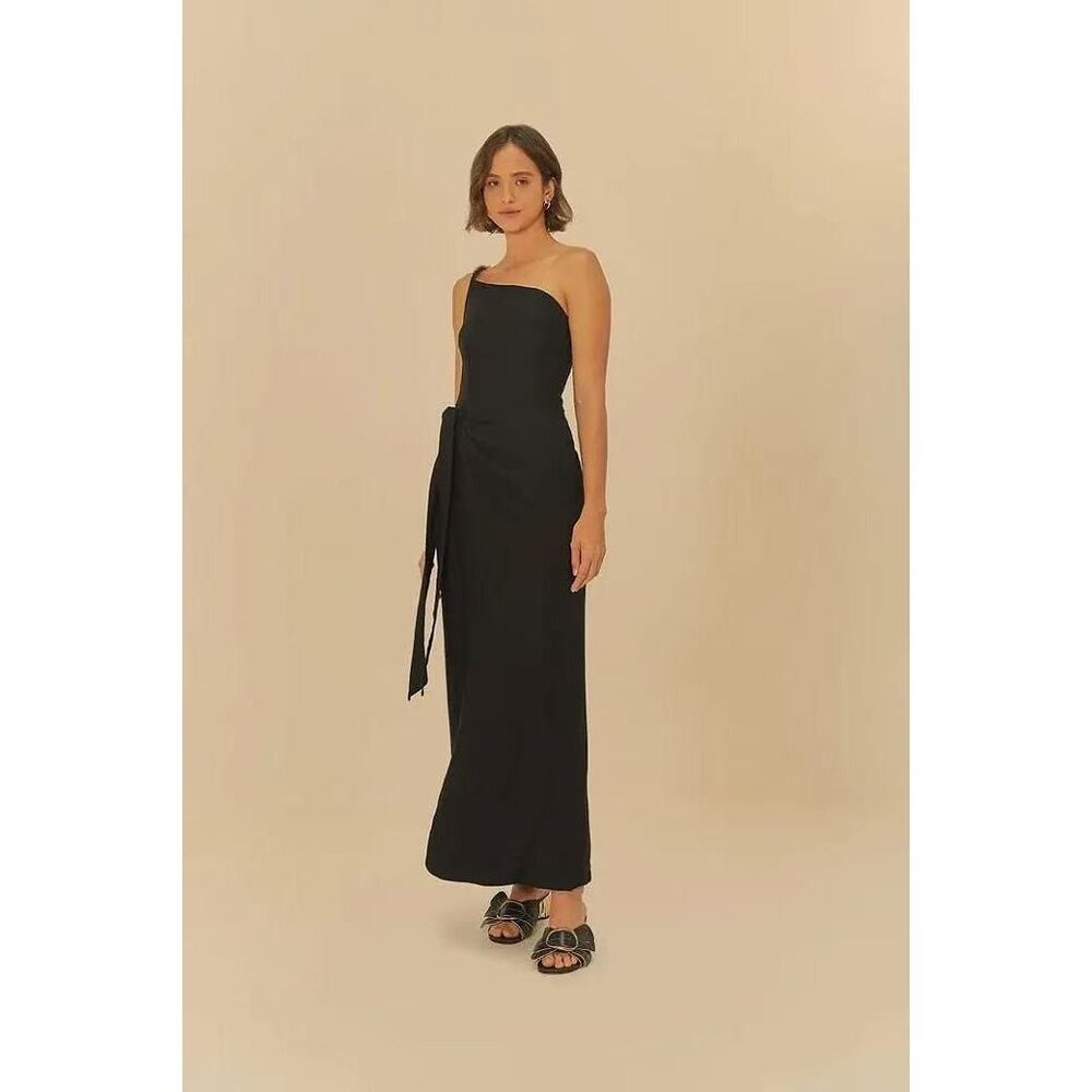 FARM Rio Black Maxi Dress